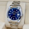 Rolex Datejust 41 Sunburst Blue Dial Ref 126300 2022 - 5
