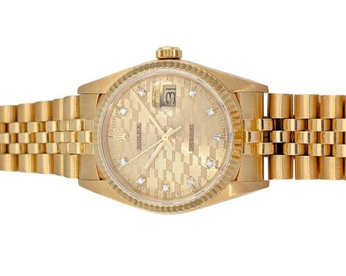 Rolex 16018 Datejust 36 Chevrolet Anniversary Diamond Dial 36mm 1986