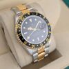 Rolex 16713 GMT-Master II Two Tone Black Dial 40mm 1995 W-Serial - 4