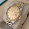 Rolex 16013G Datejust 36 Two Tone Diamond Dial 36mm 1986 Box & Papers - 4