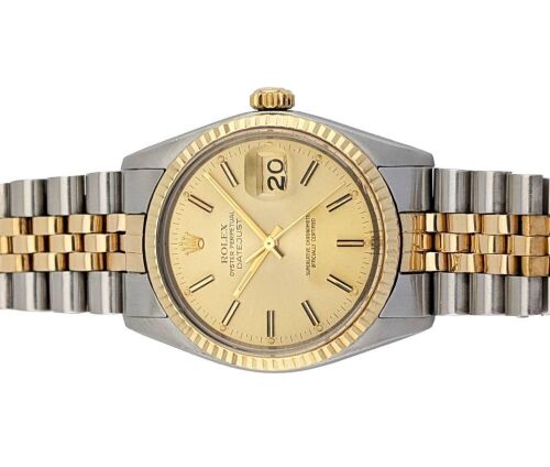 Rolex 16013 Datejust 36 Two Tone Champagne Dial 36mm 1979