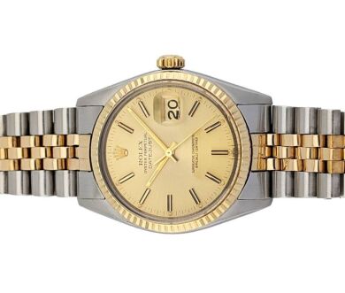 Rolex 16013 Datejust 36 Two Tone Champagne Dial 36mm 1979