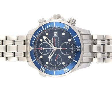 Omega 2225.80 Seamaster Diver 300M 41.5mm 2007 Box & Papers