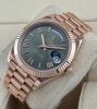 Rolex Day Date 228235 Anniversary Olive Dial - 4