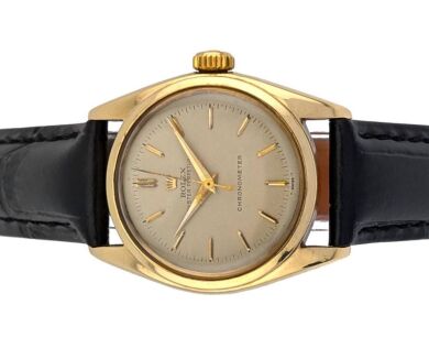 Rolex 5048 14k Rose Gold Oyster Perpetual Bubbleback 32mm 1948