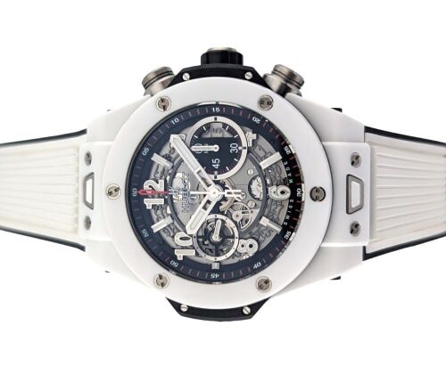 Hublot 411.HX.1170.RX Big Bang Unico White Ceramic 45mm 2019 Box & Papers