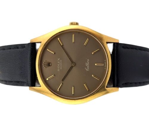 Rolex 3804 Geneve Cellini 18K Sigma Dial 31mm 1975