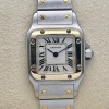 Cartier Santos Galb&eacute;e White Romans 18K Yellow Gold Ref W20012C4 2008 - 3