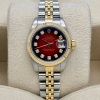 Rolex Lady-Datejust 26 Red Vignette Big Diamond Ref 79173 2002 - 4