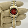 Rolex Lady-Datejust 26 Red Vignette Big Diamond Ref 79173 2002 - 7