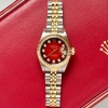 Rolex Lady-Datejust 26 Red Vignette Big Diamond Ref 79173 2002 - 9