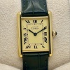 Cartier ank Must Vermeil Large Ivory Romans Ref 59005 1996 - 2