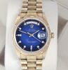 Rolex Day-Date 36 Blue Vignette Diamond Dial 18078 - 3