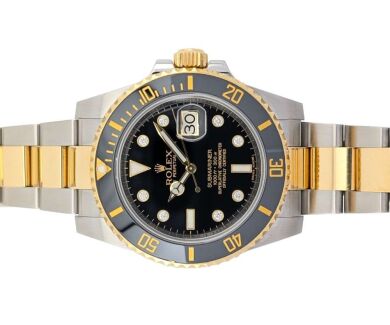 Rolex 116613LN Submariner Date Two Tone Serti Dial 40mm 2015