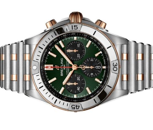Breitling UB0134131L1U1 Chronomat 42 B01 Green Dial 42mm 2025 Box & Papers