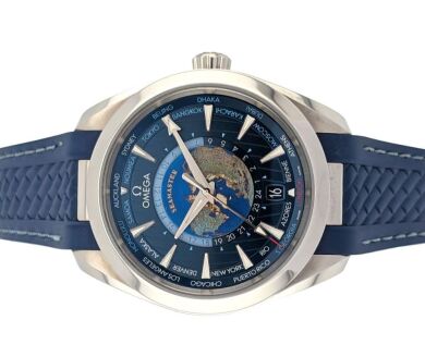 Omega 220.12.43.22.03.001 Seamaster Aqua Terra Worldtimer 43mm 2023 Box & Papers