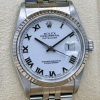 Rolex Datejust 36 White Romans 18K White Gold Bezel Ref 16234 - 2