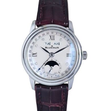 Blancpain Leman Moonphase 2360-1191A MOP Diamond Dial