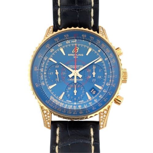 Breitling RB013012 Montbrilliant 01 Sunburst Blue Dial 40mm 2013