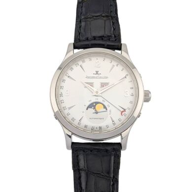 Jaeger-Lecoultre 140.8.98.S Master Calendar Silver 37mm ~2000s Box & Papers