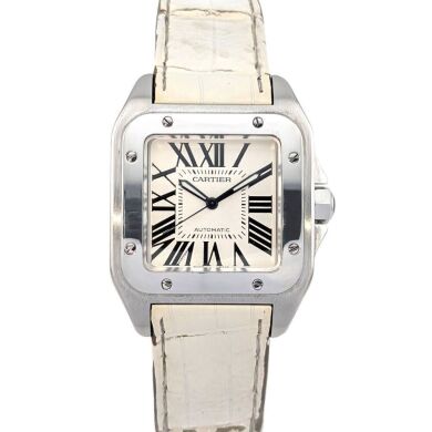 Cartier 2656 Santos 100 XL 38mm 2004 Box & Papers