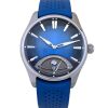 H Moser & Cie Pioneer Retrograde Seconds Midnight Blue