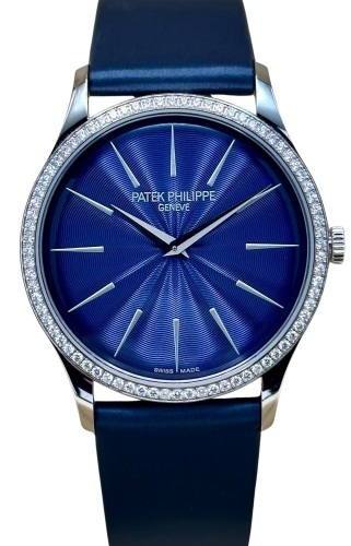 Patek Philippe Calatrava Joaillerie 18K White Gold Diamond Bezel 4997/200G-001 2023