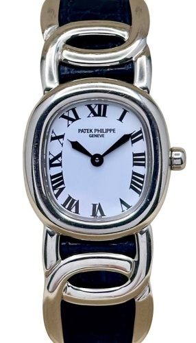 Patek Philippe Golden Ellipse 18K White Gold Ref 4830G 1997