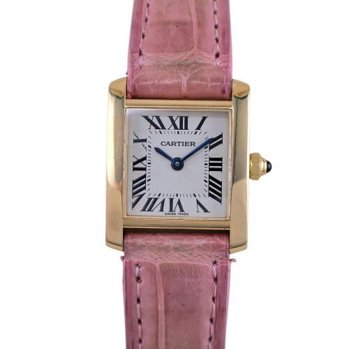 Cartier 2385 18k Gold Tank Fran&ccedil;aise