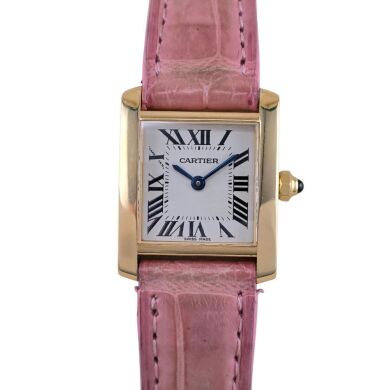 Cartier 2385 18k Gold Tank Fran&ccedil;aise