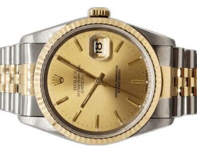 Rolex Datejust 36 Two Tone 1994 Box and Papers