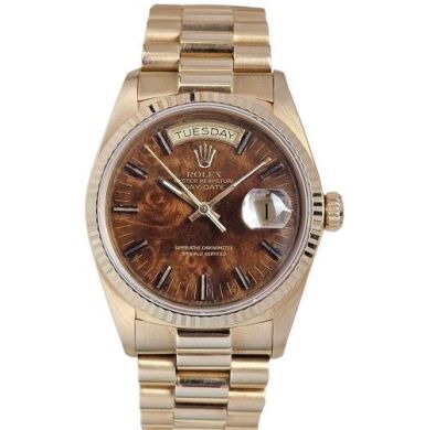 Rolex Day-Date 36 Wood Dial 18038
