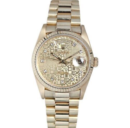 Rolex Day-Date 36 Anniversary Diamond Dial 18238