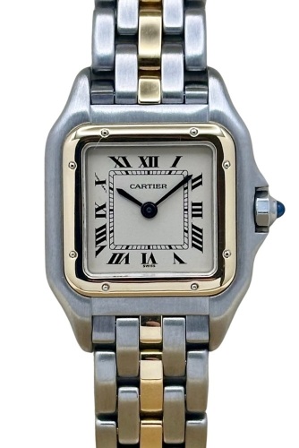 Cartier Panth&eacute;re Small Single Row 18K Yellow Gold White Romans