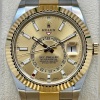 Rolex Sky-Dweller Champagne 18K Yellow Gold Two Tone Ref 326933 2021 - 3