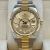 Rolex Sky-Dweller Champagne 18K Yellow Gold Two Tone Ref 326933 2021 - 4