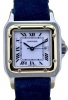 Cartier Santos Carree Large White Romans 18K Yellow Gold Ref 2961