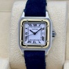 Cartier Santos Carree Large White Romans 18K Yellow Gold Ref 2961 - 5