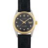 Rolex 16013G Datejust 36 Black Diamond Dial 36mm 1988