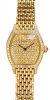 Cartier Tortue 66036 18k Yellow Gold Pave Dial Factory Diamond Set