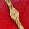 Cartier Tortue 66036 18k Yellow Gold Pave Dial Factory Diamond Set - 10