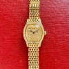 Cartier Tortue 66036 18k Yellow Gold Pave Dial Factory Diamond Set - 11