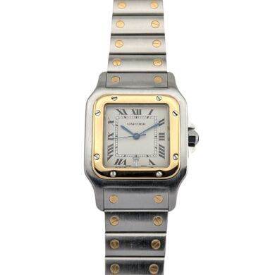 Cartier 1566 Two Tone Santos Galbee Large 29mm ~1990s