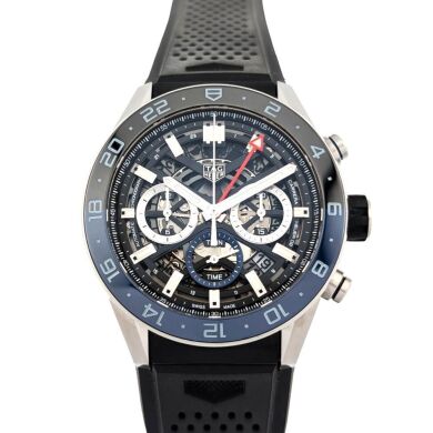Tag Heuer CBG2A1Z Carrera Heuer 02 GMT Chronograph 45mm 2022 Box & Papers