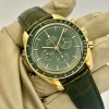 Omega Speedmaster Moonshine 18K Yellow Gold Green Dial 2023 - 10