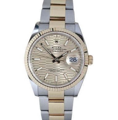 Rolex Datejust 36 Motif Champagne Dial 2022