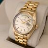 Rolex 1803 Day-Date 36 18k Gold Champagne Linen Dial 36mm 1971 - 4