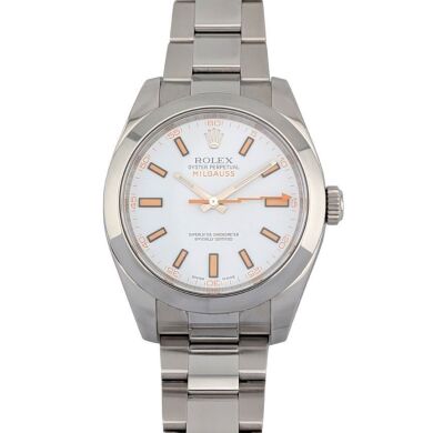 Rolex 116400 Milgauss White Dial 40mm 2004