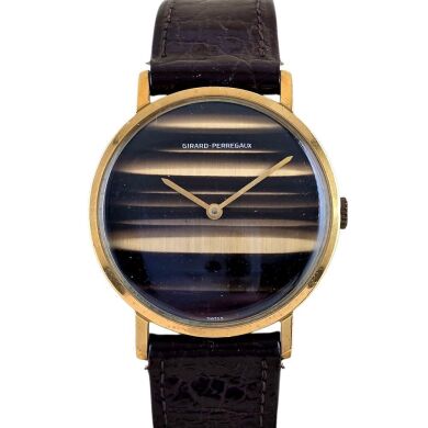 Vintage Girard Perregaux Tiger Eye Stone Dial