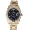 Rolex Day-Date II 41 Black Wave Dial 218238